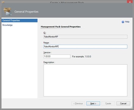 Create Unit Monitor in SCOM - Management Pack